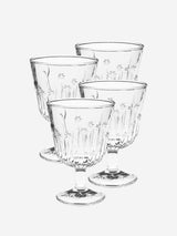 Hottie Jollie 4-Piece White Wine Glasses - Clear