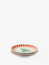 Hottie Jollie Multi 4-Piece Side Plates