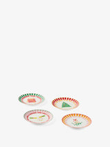 Hottie Jollie Multi 4-Piece Side Plates