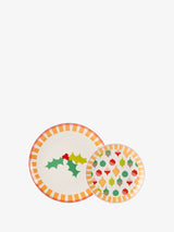Hottie Jollie Yellow 16-Piece Plate Set - Yellow