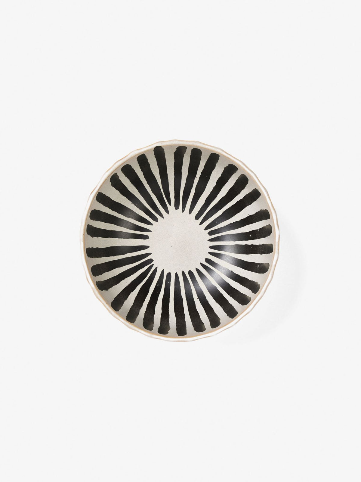 Hottie Kimmie Long Stripe Noodle Bowl - Black