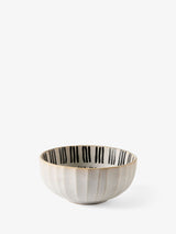 Hottie Kimmie Short Stripe Noodle Bowl - Black