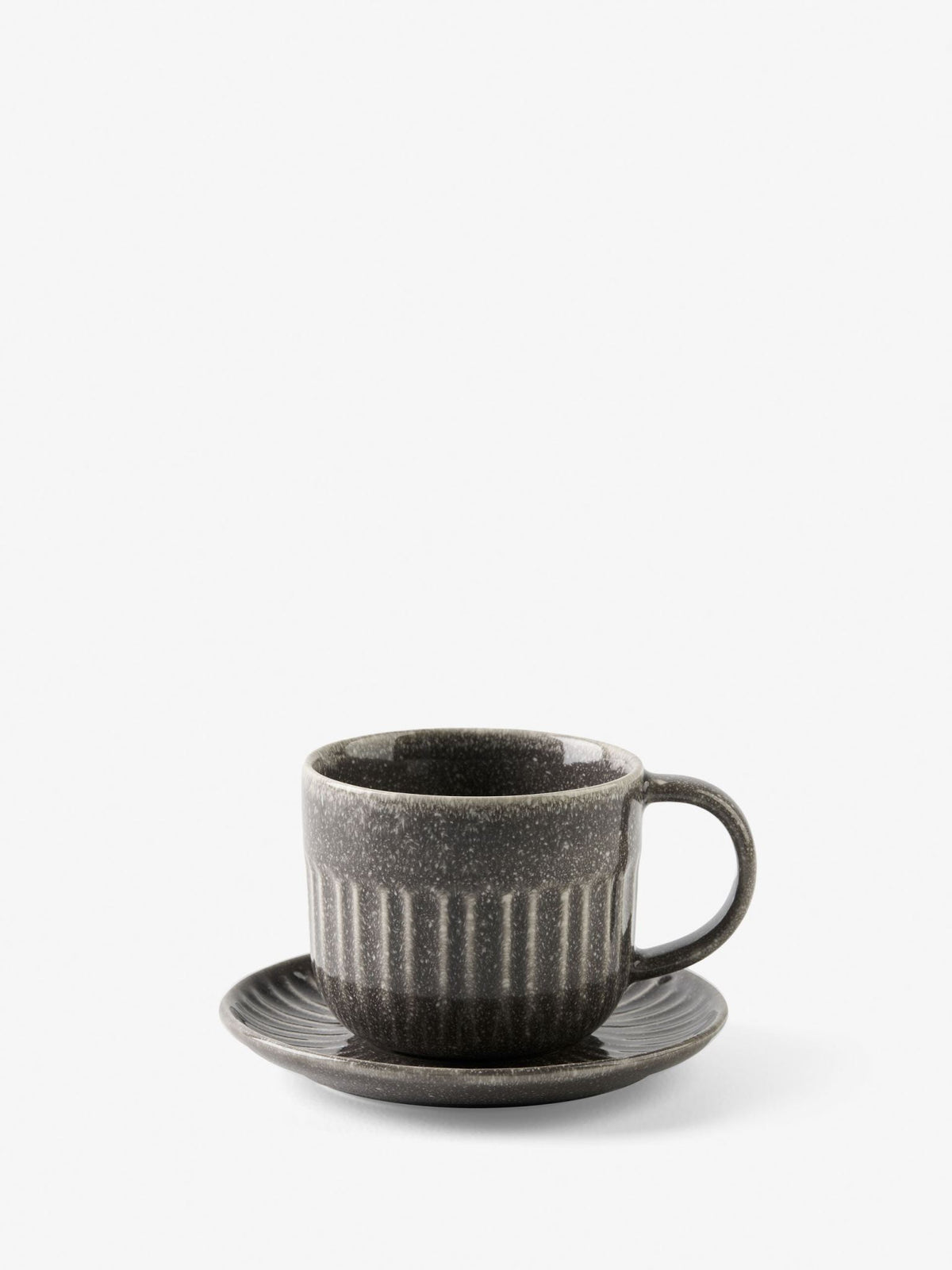 Hottie Laurie Grey Tea Cup & Saucer - Grey