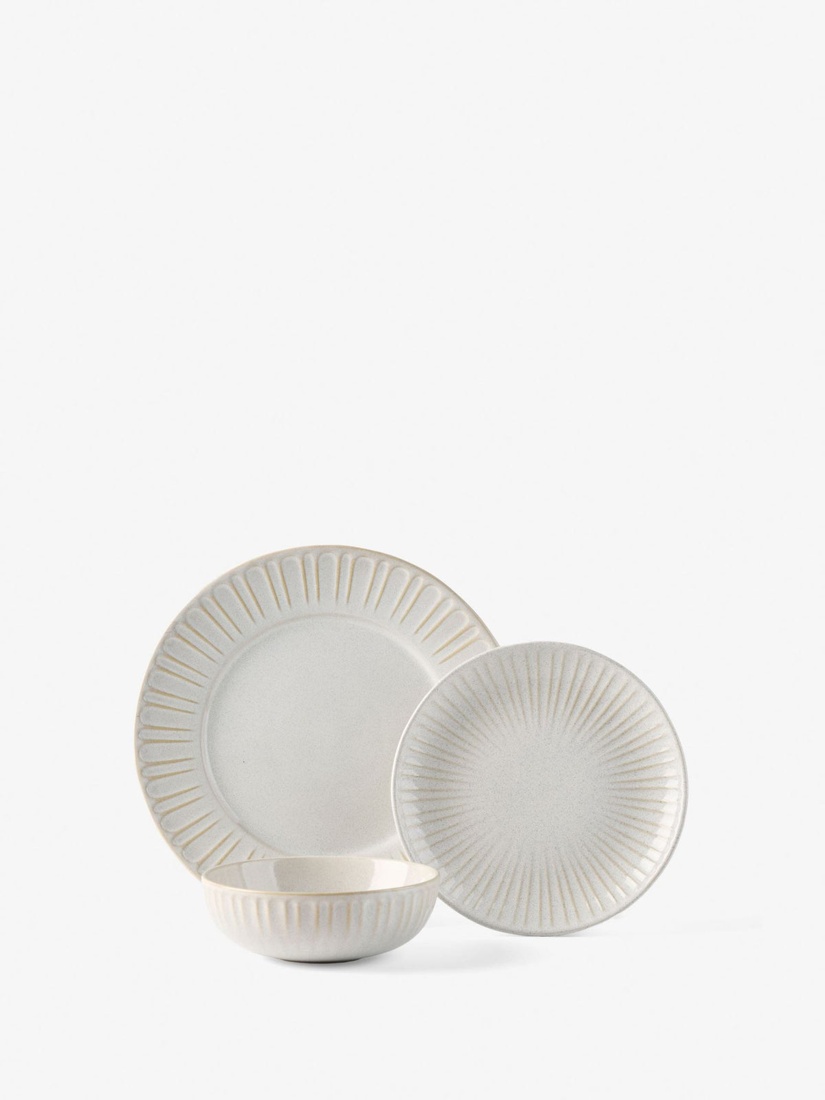 Hottie Laurie Soft White 12-Piece Dinner Set - Soft White
