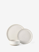 Hottie Lucie Cream Speckle 12-Piece Dinner Set - Cream Speckle