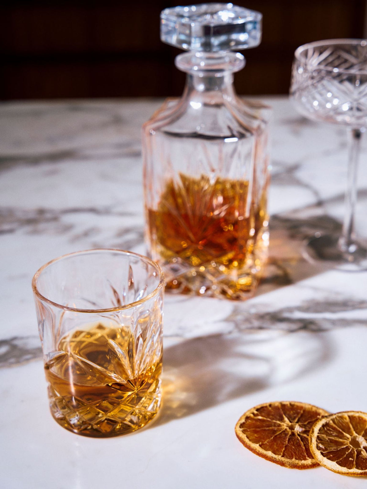 Hottie Jonnie Traditional 4-Piece Tumbler Set - Clear