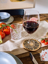 Hottie Kimmie Black 4-Piece Coaster Set - Black