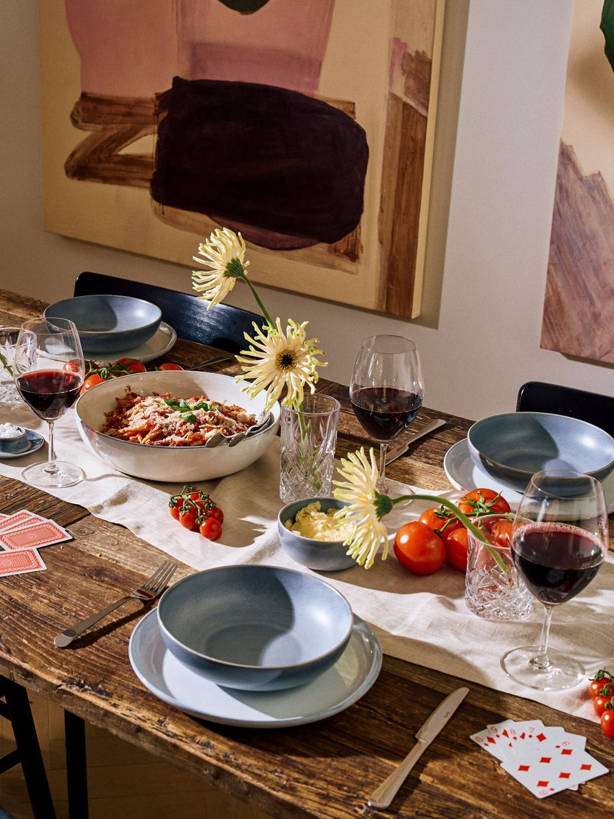 Hottie Bobbie Slate Pasta Bowl - Slate