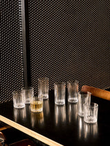 Hottie Jonnie Linear 4-Piece Tumbler Set - Clear