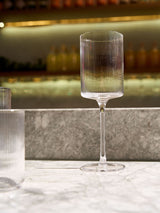 Hottie Sadie 4-Piece Wine Glass Set - Clear