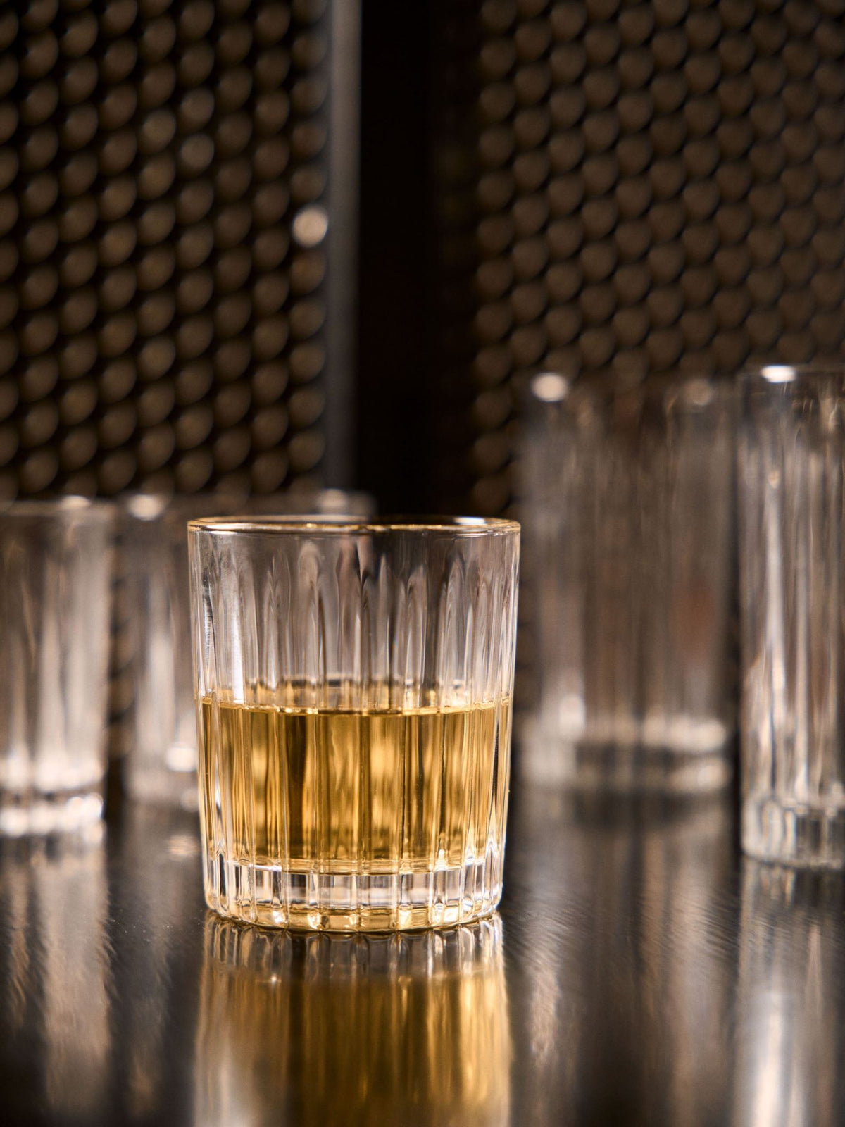 Hottie Jonnie Linear 4-Piece Tumbler Set - Clear