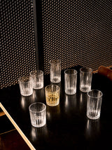 Hottie Jonnie Linear 4-Piece High Ball Set - Clear