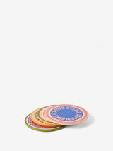 Hottie Sunnie Multi 4-Piece Coaster Set - Multi