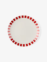 Hottie Winnie Red/White 12-Piece Dinner Set - Red/White