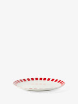 Hottie Winnie Red/White 12-Piece Dinner Set - Red/White