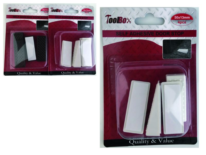 SELF ADHESIVE DOOR STOP - 5CM (12 Packs)