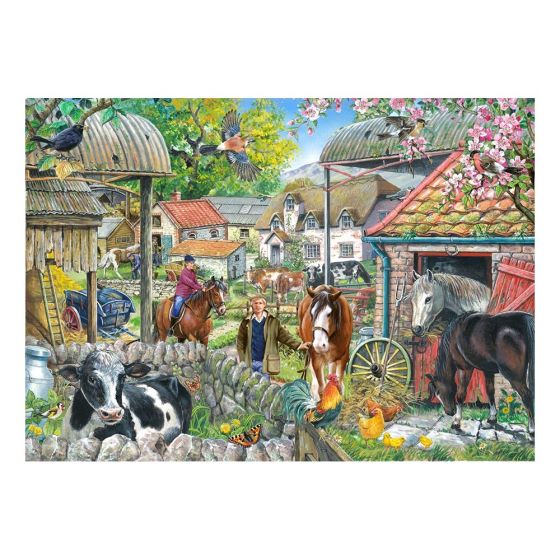 Horseshoe Farm - Big 250 Piece Puzzle - House of Puzzles