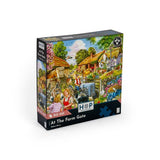 At The Farm Gate - Big 500 Piece Puzzle - House of Puzzles