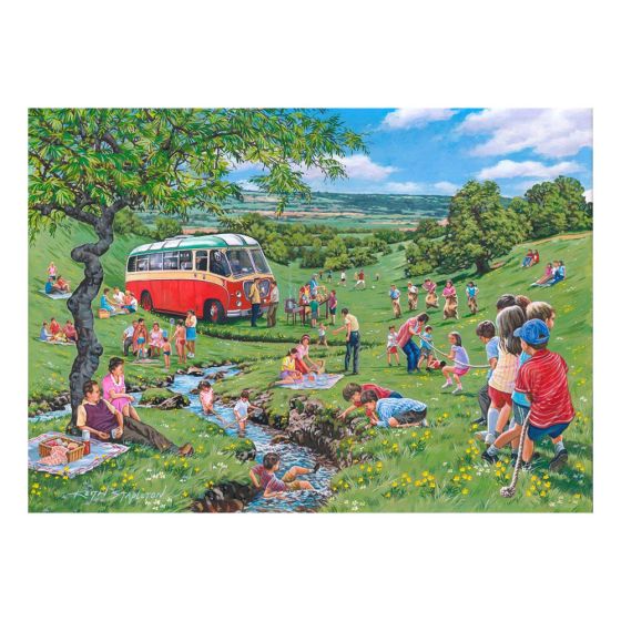 Sunday Picnic - 500 Piece Puzzle - House of Puzzles