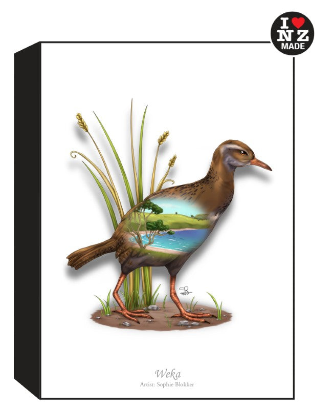 Sophie Blokker Artblock Black Freestanding or Hanging - Weka