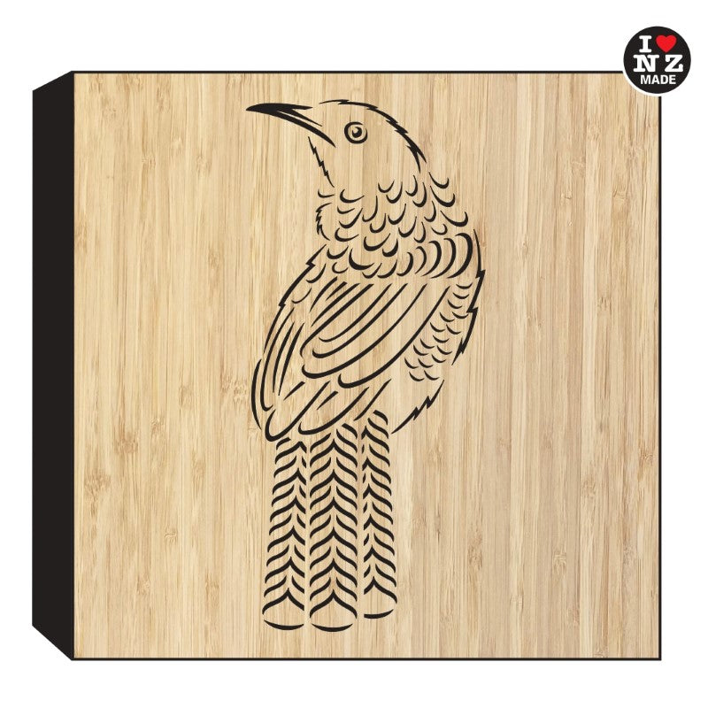 Bamboo Cut Out Art Block Freestanding or Hanging - Tui