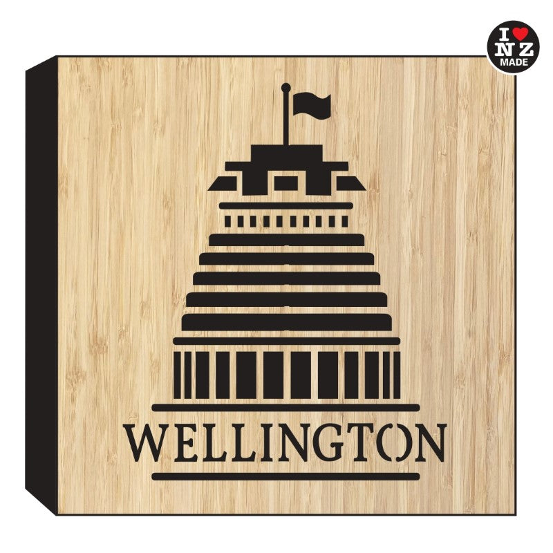 Bamboo Cut Out Art Block Freestanding or Hanging - Wellington Beehive