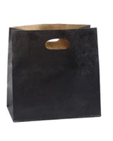 Bag Paper D Cut Handle Black Small - 500PC