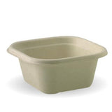 Container Plant Fibre Square Natural 480ml - 50PC
