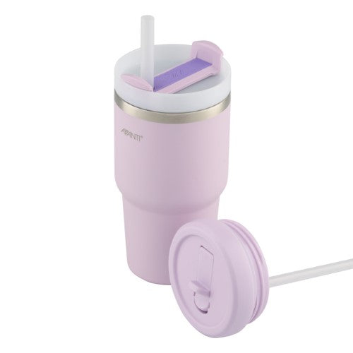 Smoothie Tumbler w/ Two Lids - AVANTI HydroQuech 550ml (Lilac)
