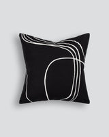 Cushion Cover - Loveline Black (50 x 50cm) - OLLO