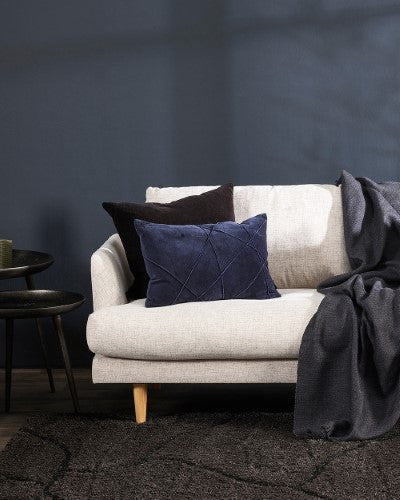Cushion Cover - Alba Navy (35 x 50cm) - OLLO