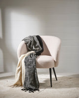 Throw - Varese Black (125 x 150cm) - OLLO