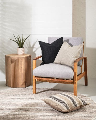 Cushion Cover - Southwold Black (50 x 50cm) - OLLO
