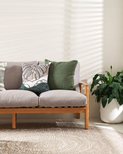 Cushion Cover - Liana Olive (50 x 50cm) - OLLO