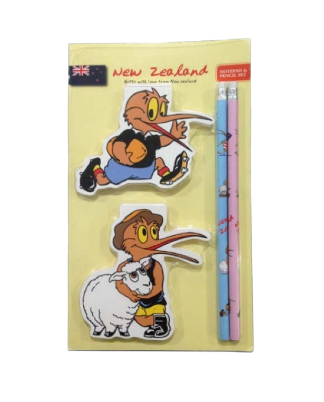 Pencil &amp; Notebook Set with 2 pencils and 2 notepads