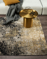 Floor Rug - Belgrave Maverick Navy/Gold (160 x 230cm ) - OLLO