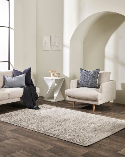 Floor Rug - Vincetti Eloise Silver (160 x 230cm) - OLLO