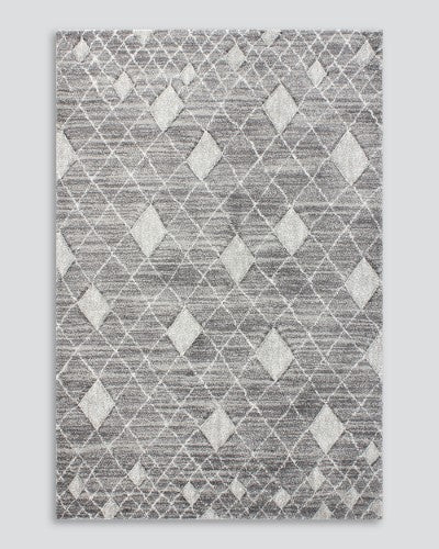Floor Rug - Barcelona Sabrina Charcoal (200 x 290cm) - OLLO