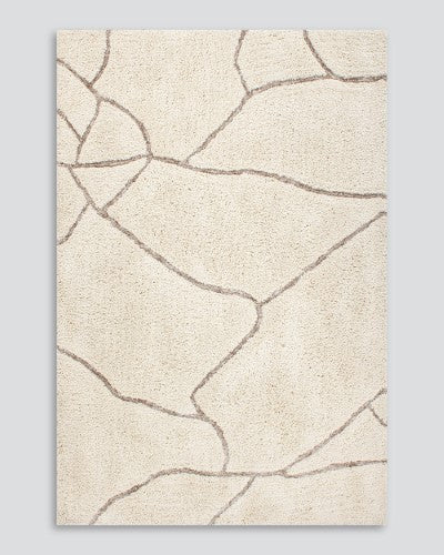 Floor Rug - Aria Ivory (160 x 230cm) - OLLO