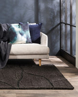Floor Rug - Aria Charcoal (160 x 230cm) - OLLO