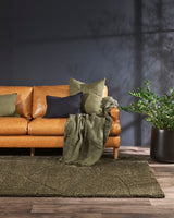 Floor Rug - Aria Olive (200 x 290cm) - OLLO