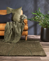 Floor Rug - Aria Olive (160 x 230cm) - OLLO