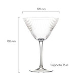 Anton Studio Empire Martini/Cocktail Clear (Set 2