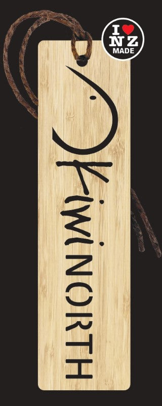 Bamboo Bookmark Laser Cut with KiwiNorth