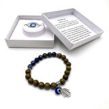 Charm Bracelet - Hamsa Evil Eye Sandalwood