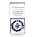 Bracelet - Hamsa Evil Eye Lapis Lazuli