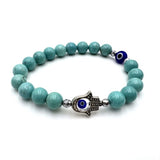 Bracelet - Hamsa Evil Eye Turquoise
