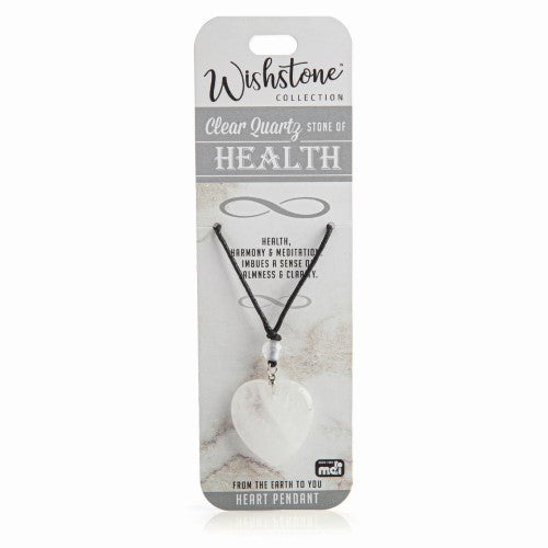 Pendant - Wishstone Collection Clear Quartz Heart (Set of 3)