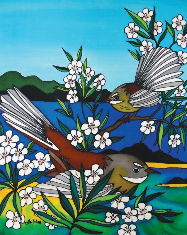 Jo May Medium Print 31 x 39cm Fantail 05