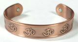 Magnetic Copper Bracelet - Om